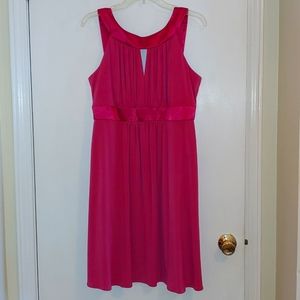 David's Bridal Pink Bridesmaid, Cocktail Dress Sleeveless - Size 12